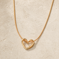 Hollow Heart Pendant Necklace