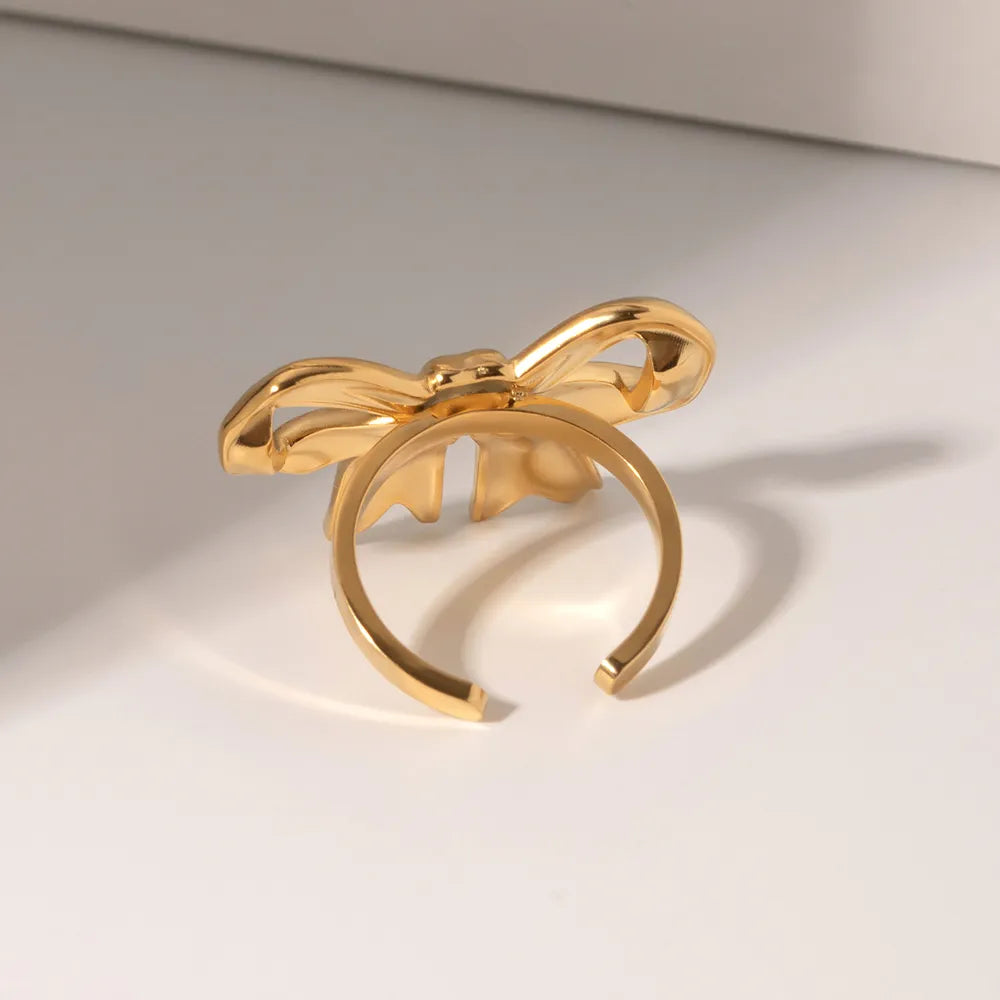 Anel Laço Dourado 18K TRIX imagem 3 via fornecedor Trendsi