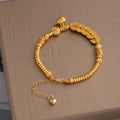 Pulseira Medalha Dourada 18K TRIX imagem 1 via fornecedor Trendsi
