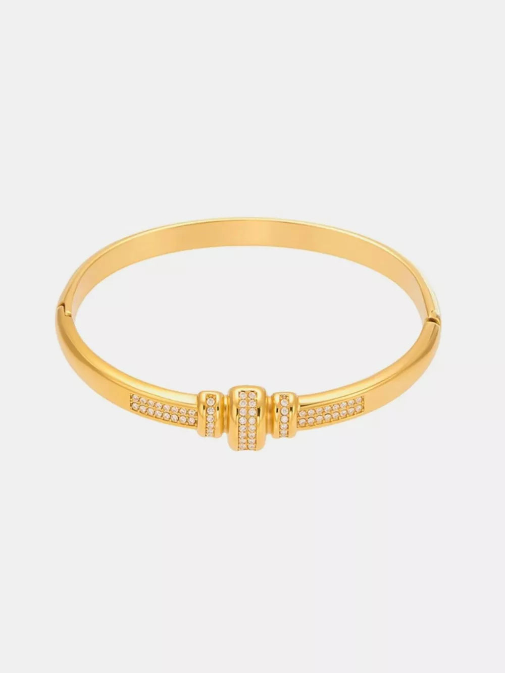 Bracelete Dourado 18K com Zircônia TRIX - imagem principal