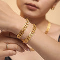 Pulseira Corrente Fina Dourada - imagem 1 TRIX